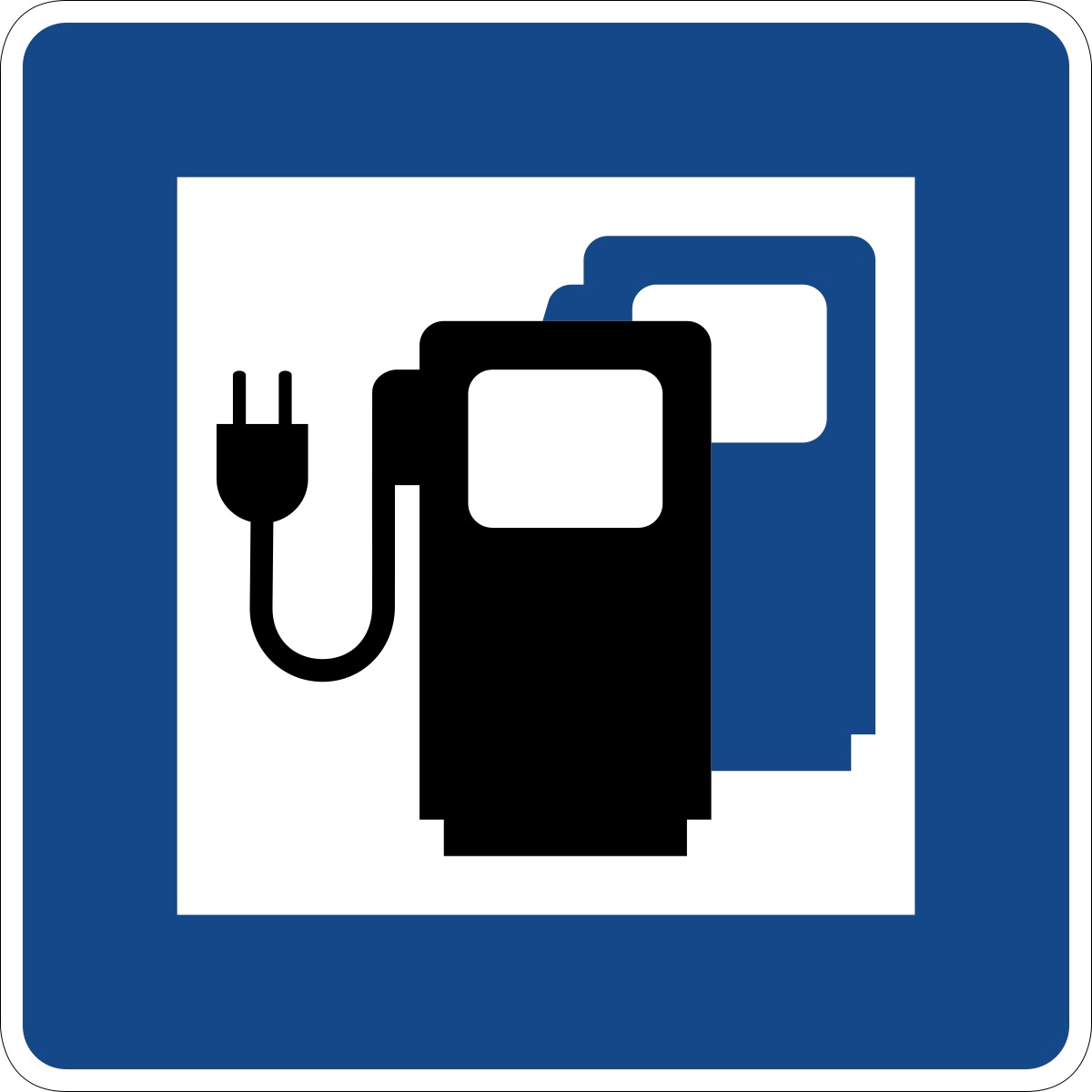 Ladestation für Elektroautos am Haus Säntisblick